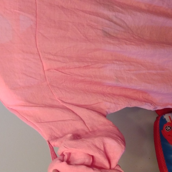 Pink button down top one size - Picture 9 of 17
